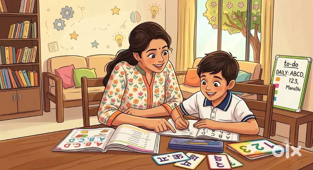 URGENT: Home Tutor Needed  ABCD, 123 & Marathi Basics (2 hrs/day)