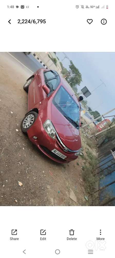 Toyota Etios Diesel 2012 Car