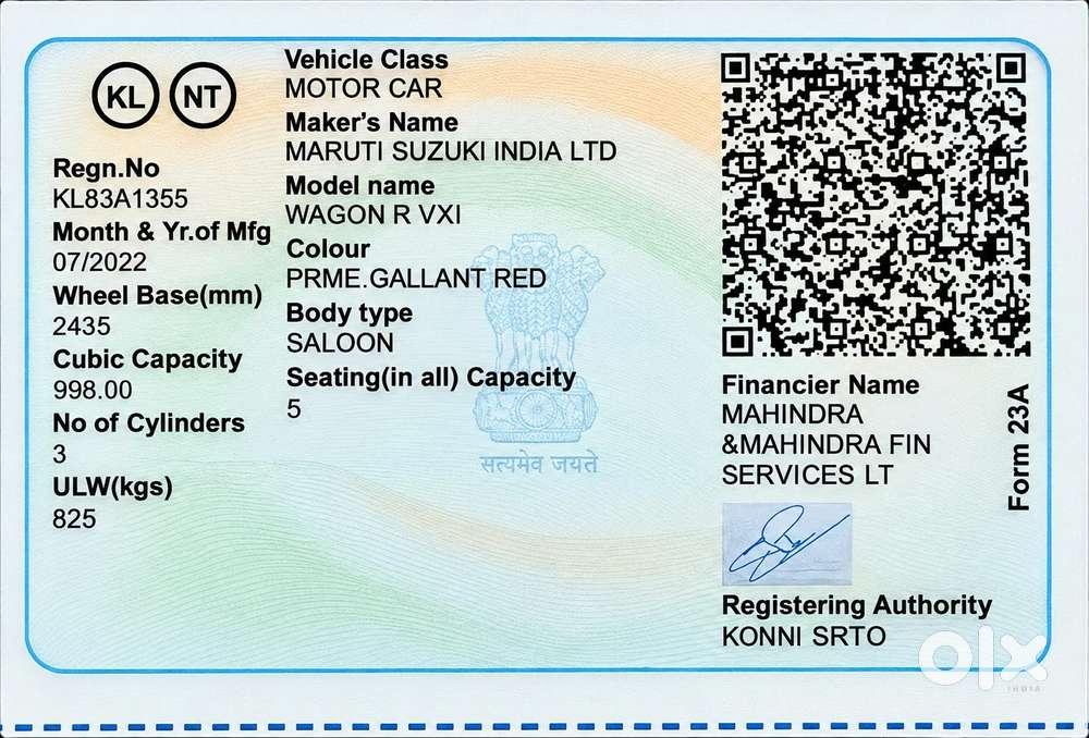 Maruti Suzuki Wagon R 1.0 Vxi, 2022, Petrol