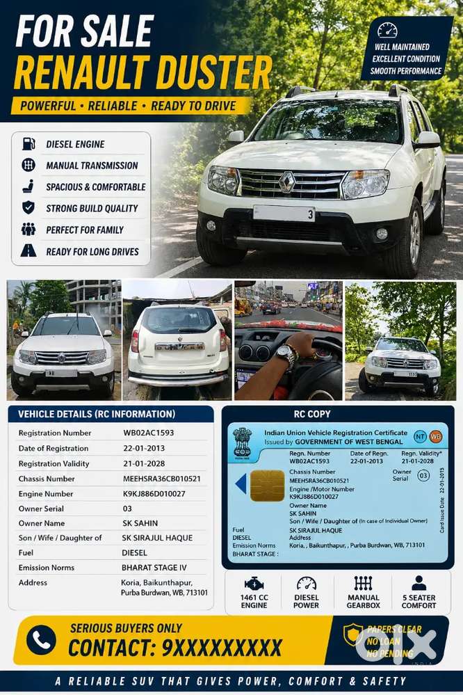 Renault Duster Diesel 2013 Rxz Dci
