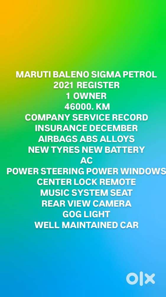 Maruti Suzuki Baleno Sigma, 2021, Petrol