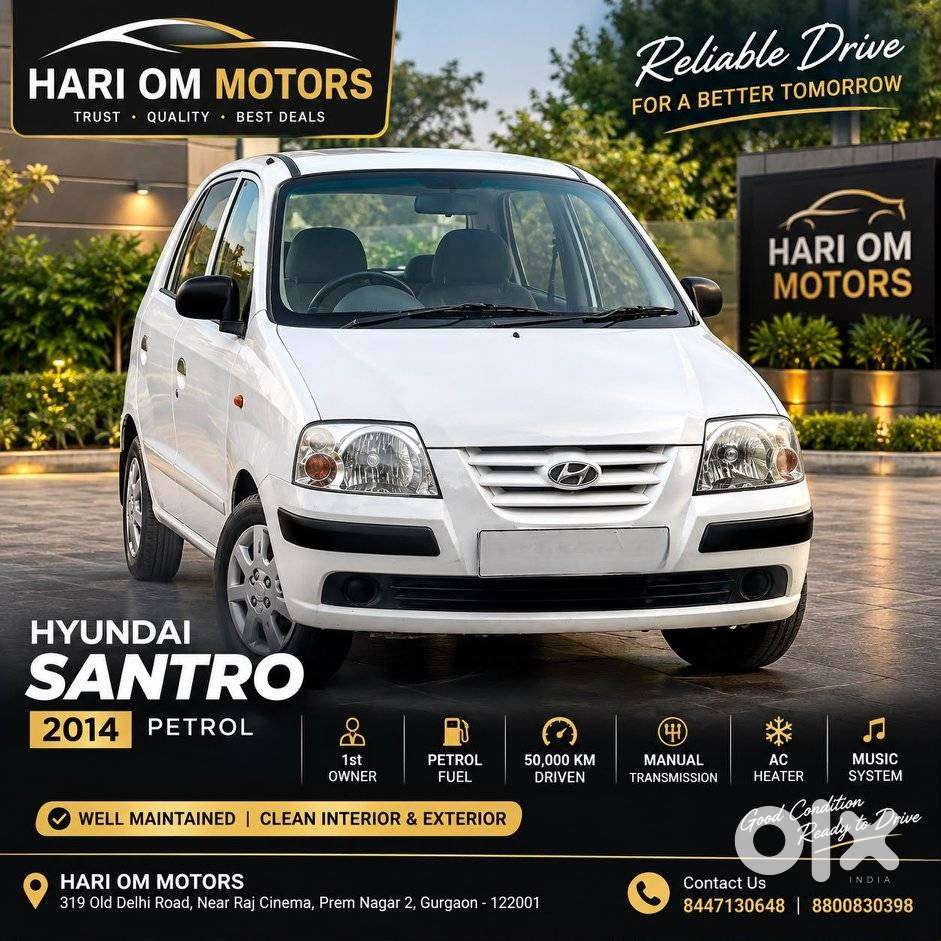 Hyundai Santro Xing Gl Plus, 2014, Petrol