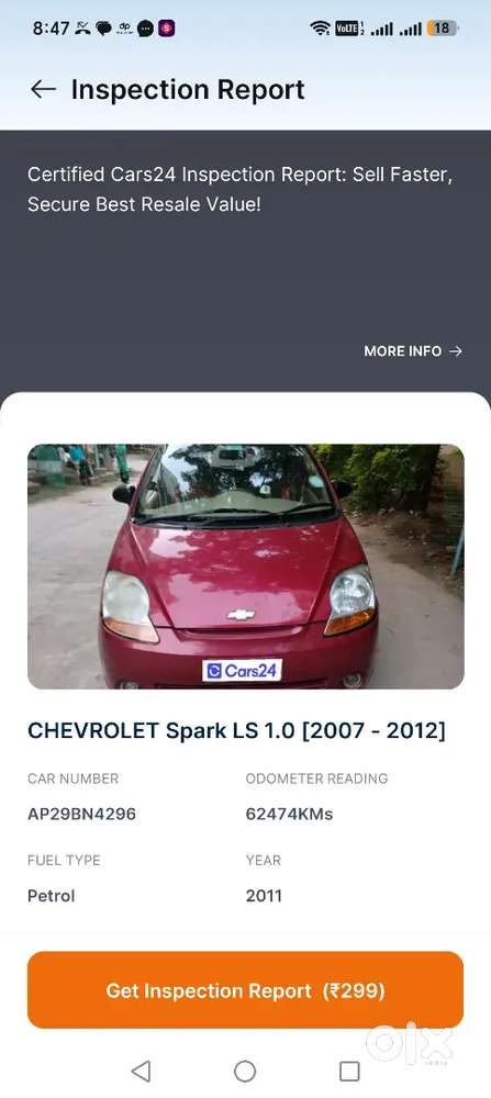 Chevrolet Spark Ls 2011