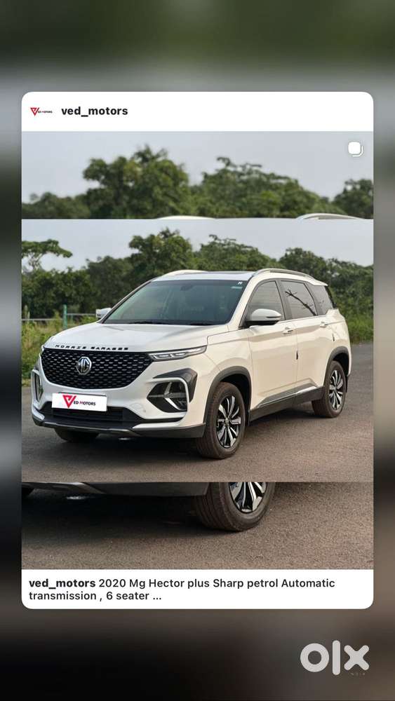 Mg Hector Plus 1.5 Hybrid Sharp Turbo 6 Str, 2020, Petrol