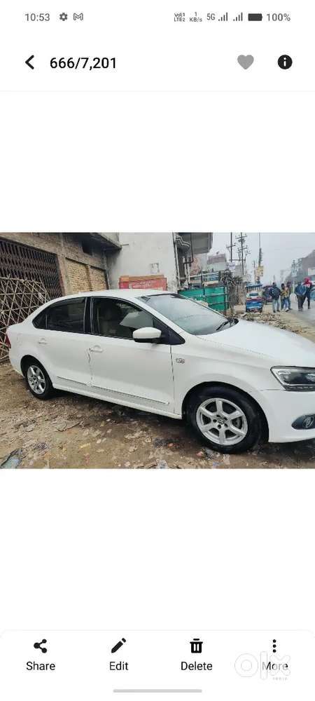 Volkswagen Vento 2015 Diesel 105000 Km Driven