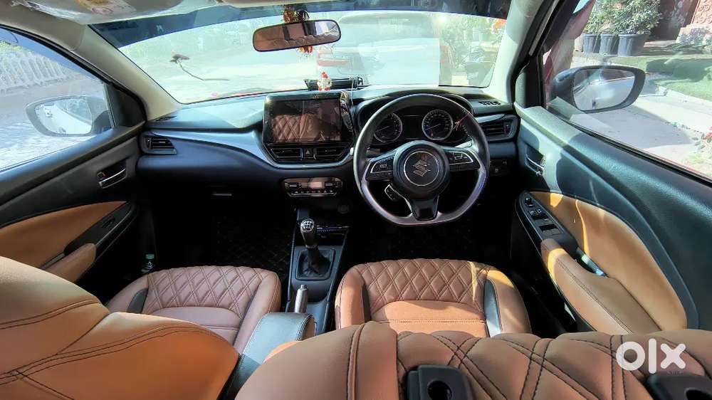 Baleno 2023 Petrol 1st Owner White Alloy Wheels Led Light Music System