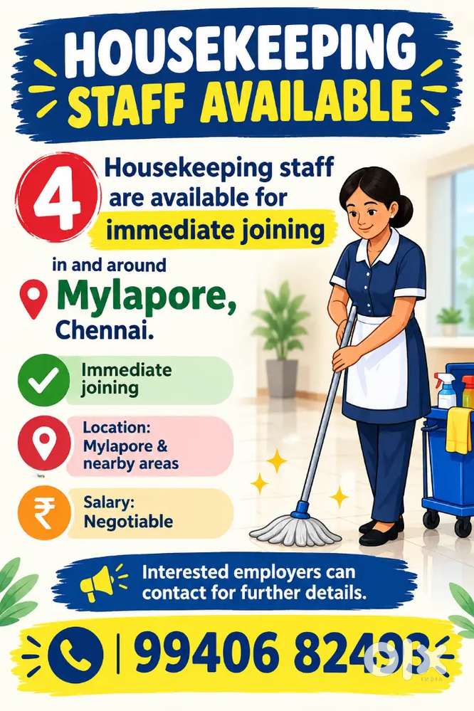 House keeping staff available