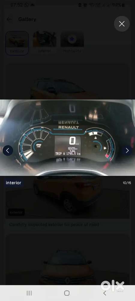 Renault Triber 1.0 Rxz 2021 Dual Tone