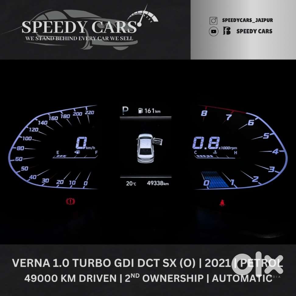 Hyundai Verna 1.0 Sx (o) Turbo Gdi Dct, 2021, Petrol