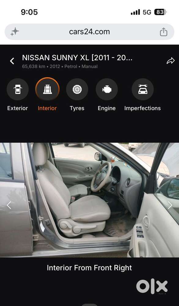 Nissan Sunny Petrol Manual 2012
