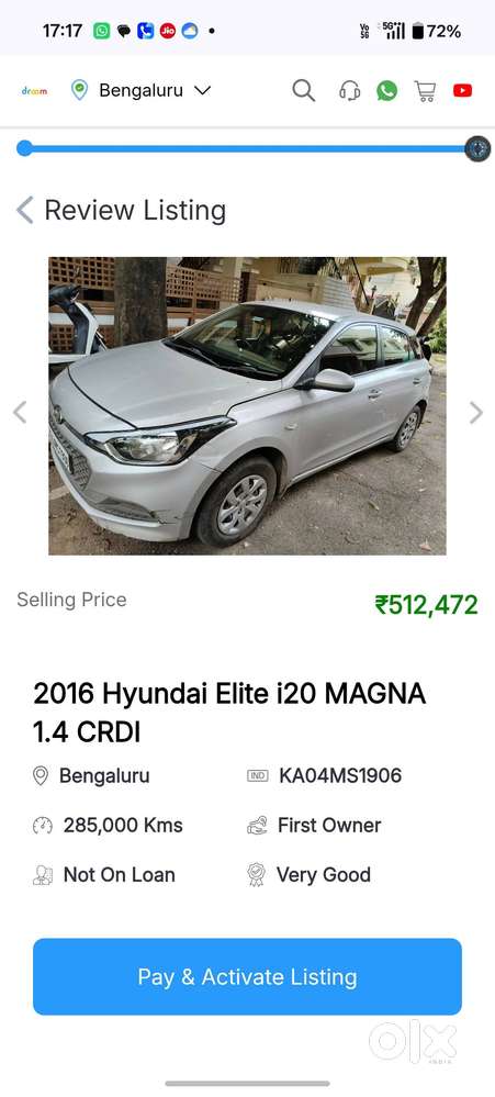2016 Hyundai Elite I20