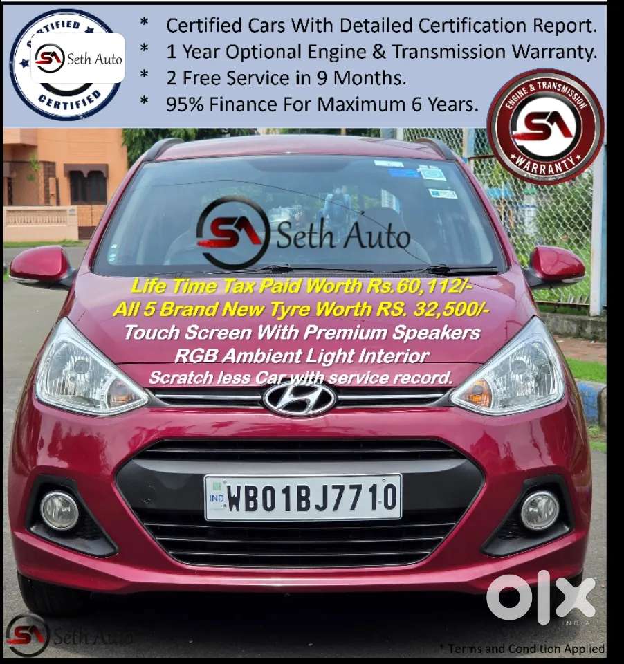 Hyundai Grand I10 1.2 Kappa Sportz Option, 2016, Petrol