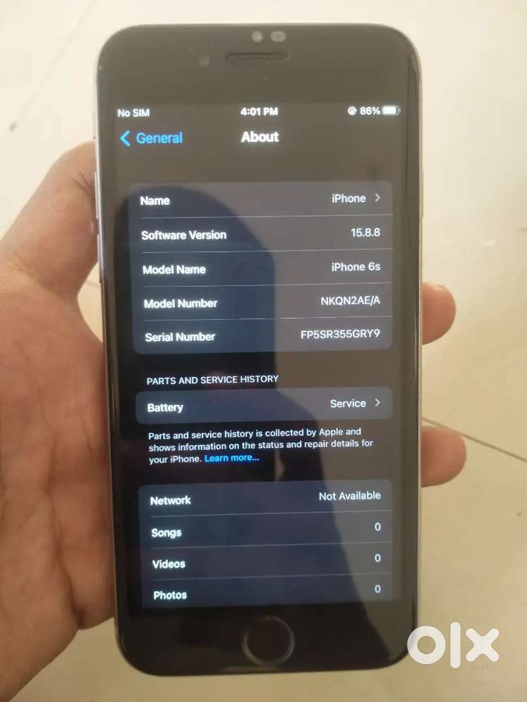 iPhone 6s Battery 70%