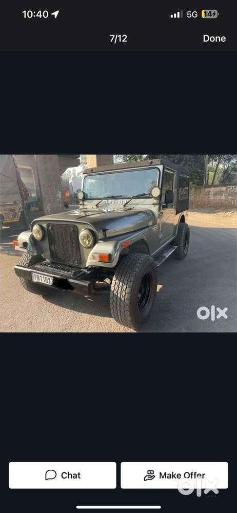 Mahindra Thar Diesel Manual 2013 Registered 2016