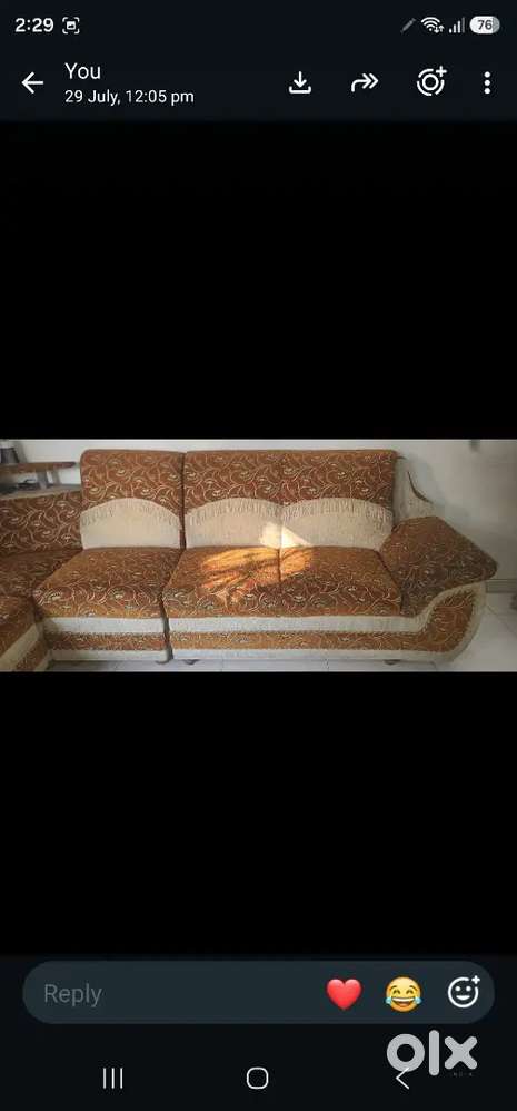 Five sitar sofa with corner