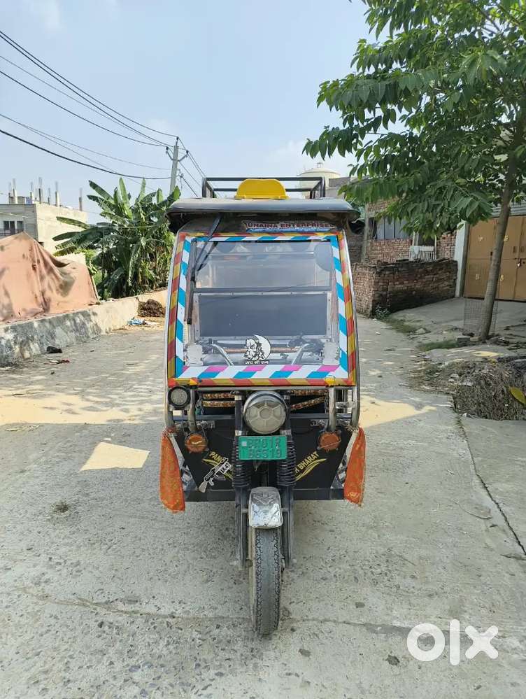Panch bharat e rickshaw 5battery wala new motor