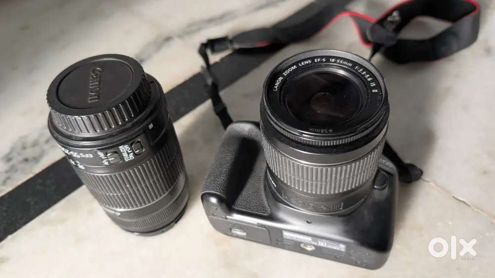 Canon 3000D DSLR Camera with 18-55 & 55-250mm lens