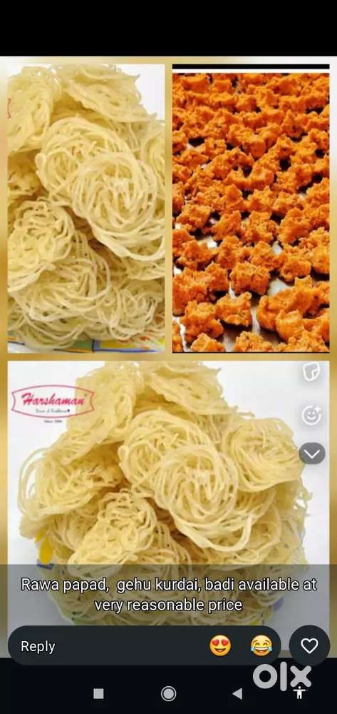Gehu chi kurdai. Udid papad order getle jatil