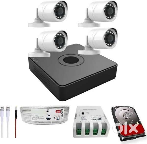 4 camera cctv Setup just 10999 with free installation