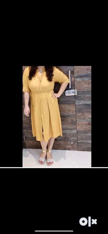 Anita dongre yellow top dress