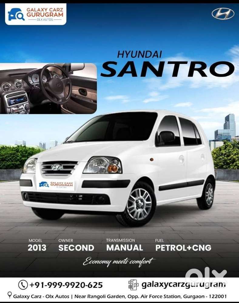 Hyundai Santro Gs Zip Plus, 2013, Cng & Hybrids