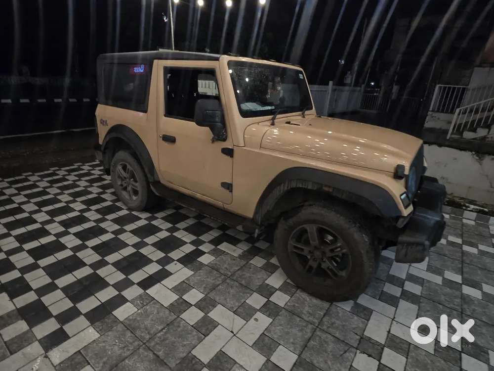 Mahindra Thar Only One In India Khaki Wrap