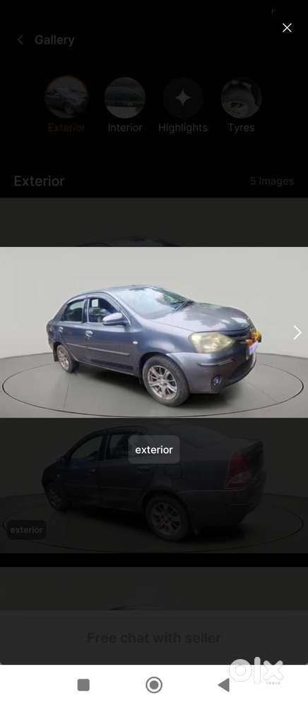 Toyota Etios Gd In Excellent Condition For Sale