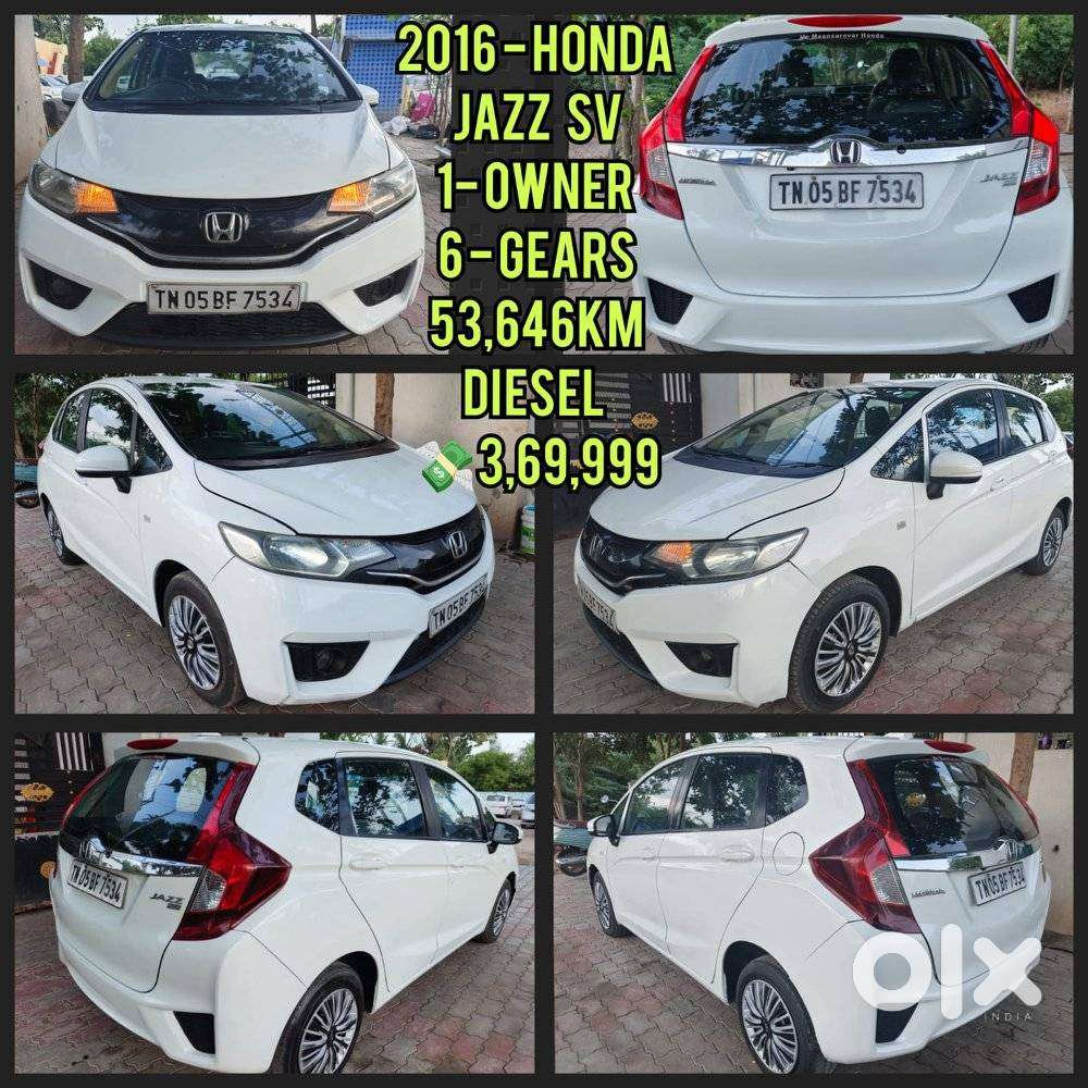 Honda Jazz Sv Mt I-vtec, 2016, Diesel