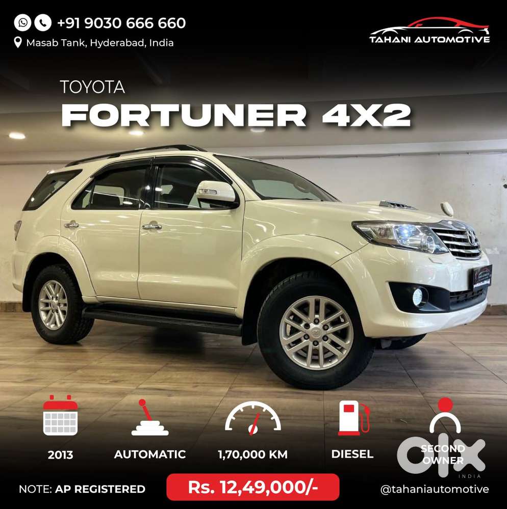 Toyota Fortuner 3.0 4x2 Automatic, 2013, Diesel