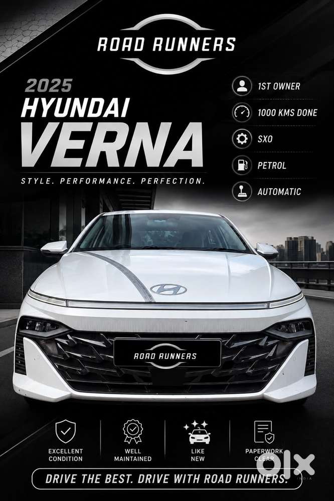 Hyundai Verna Sx (o)1.5 Vtvt [2023 - 2026], 2025, Petrol
