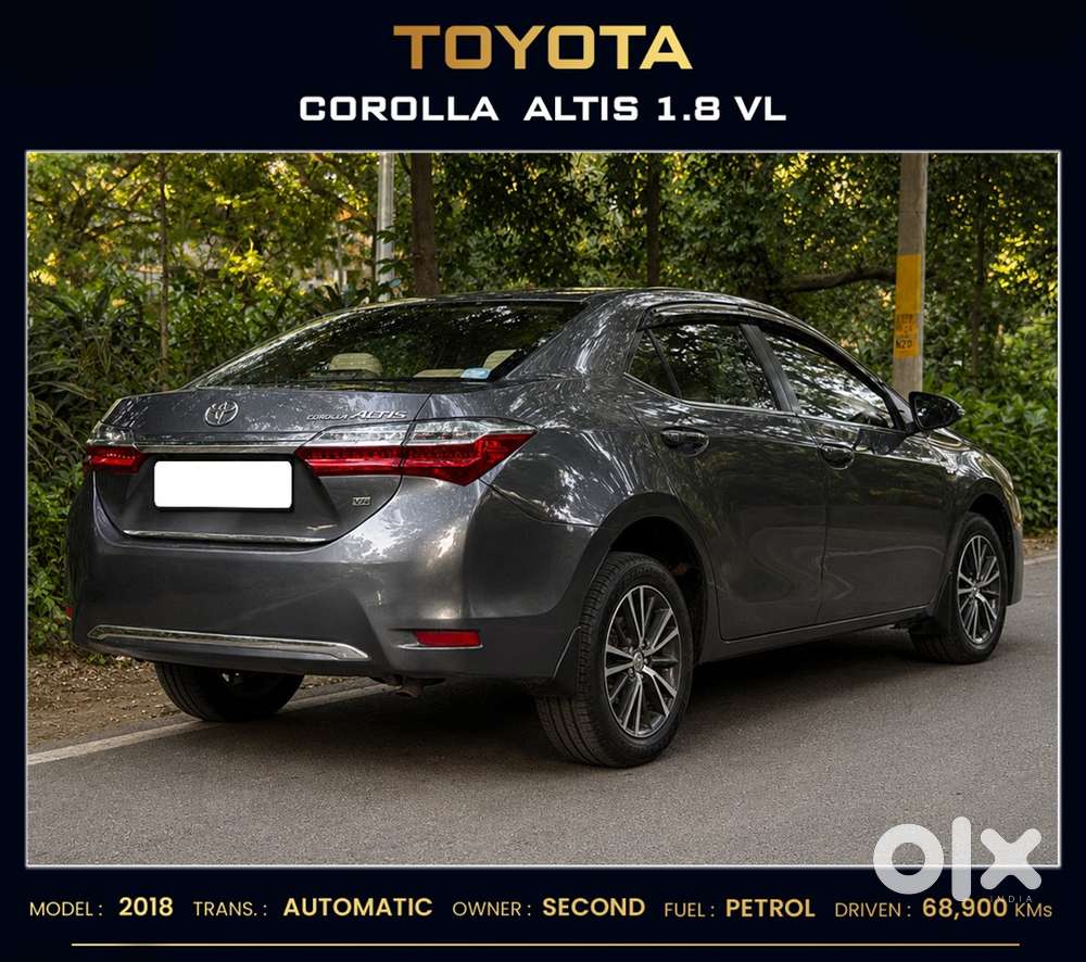Toyota Corolla Altis Vl, 2018, Petrol