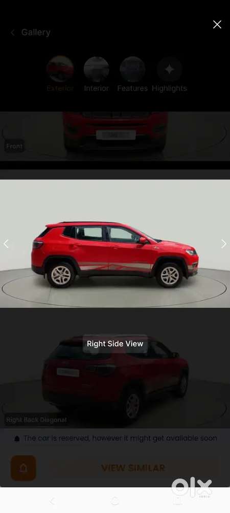 Jeep Compass 2019 Petrol 44000 Km Driven