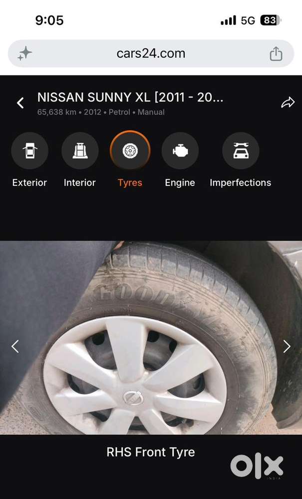 Nissan Sunny Petrol Manual 2012