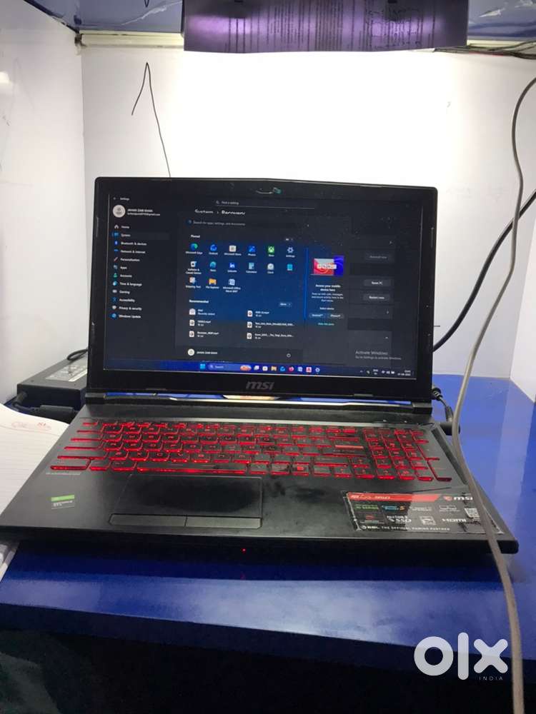 Msi gl63 9 sd