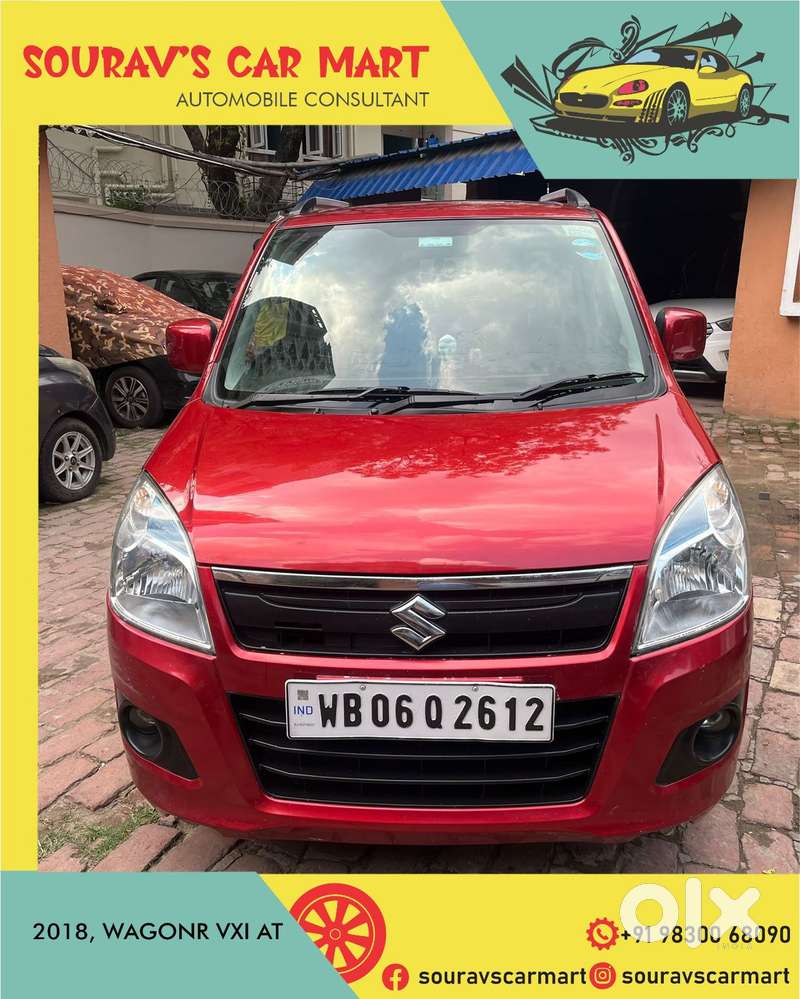 Maruti Suzuki Wagon R 1.0 Vxi Amt, 2018, Petrol