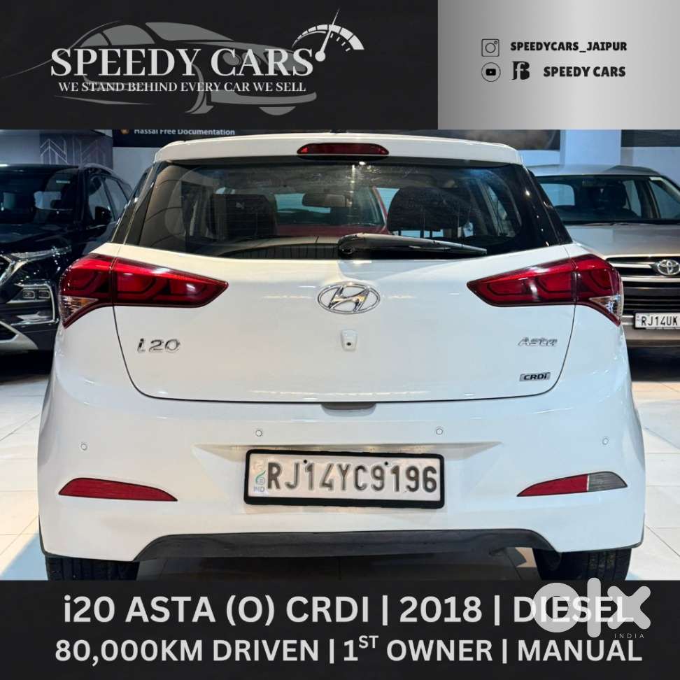 Hyundai I20 Asta Option, 2018, Diesel