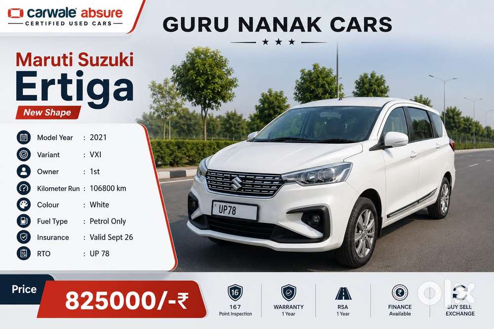 Maruti Suzuki Ertiga 1.5 Vxi, 2021, Petrol