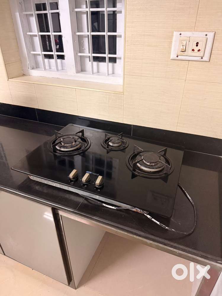 KAFF 3-Burner Glass Top Gas Stove &ndash; Working Condition