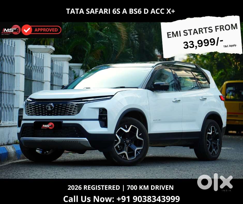 Tata Safari Accomplished X Plus 6 Str Dark Edition At, 2026, Diesel
