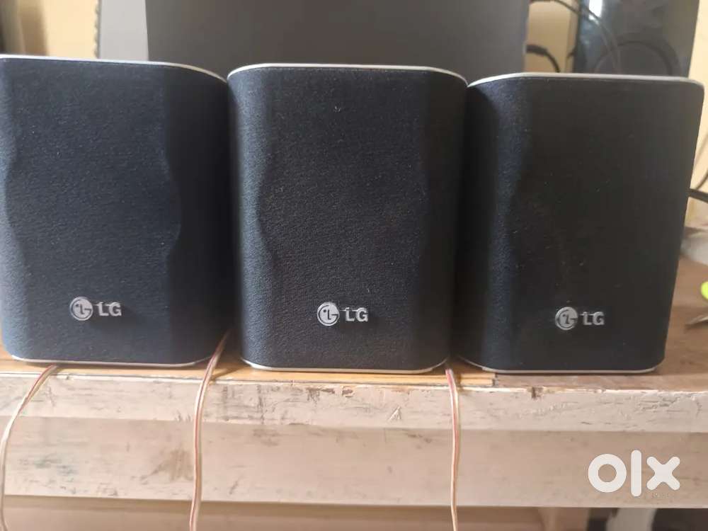 LG Original 5.1 Speakers only 3 Nos.No Damage.Excellent Condition.