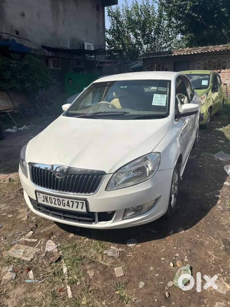 Skoda White Colour Car