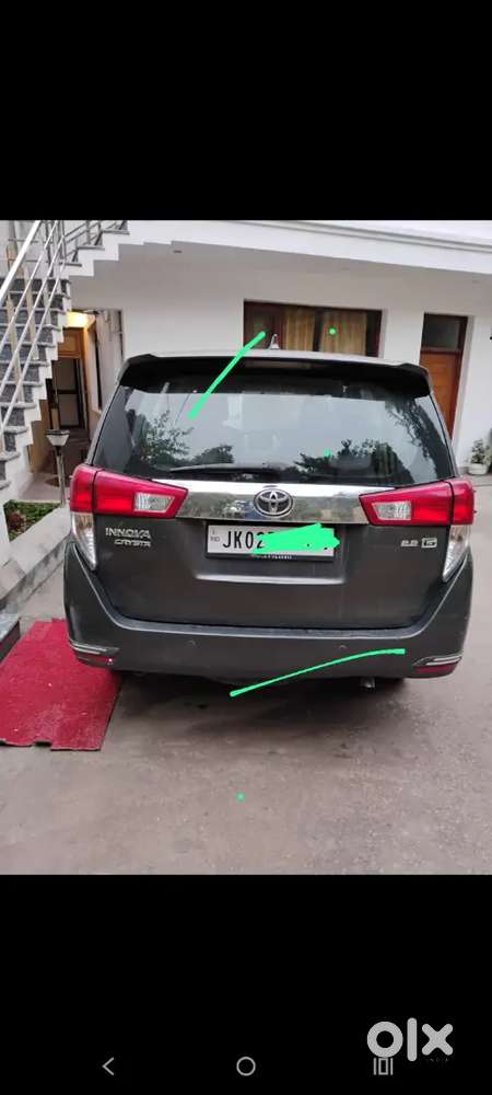 Toyota Innova Crysta 2017 Diesel 110000 Km Driven, G 2.8 Jammu Number