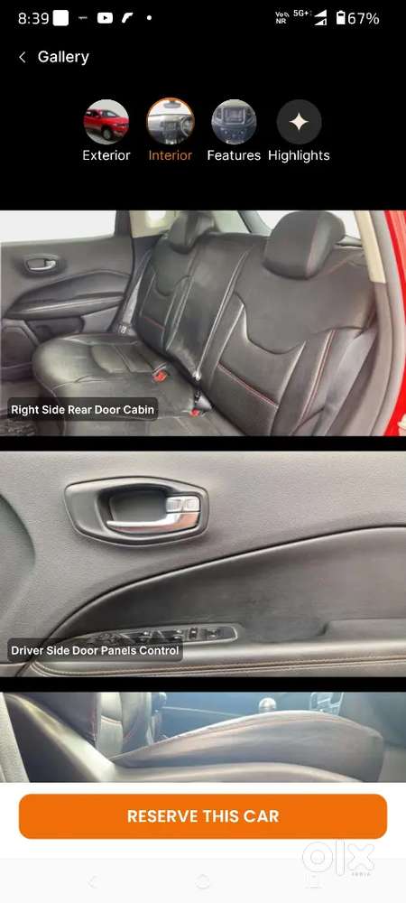 Jeep Compass 2019 Petrol 44000 Km Driven