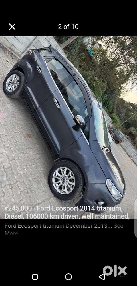 Ecosport Titanium Dec 2013 Owner 3rd 106000 Km Driven Diesel Good Car