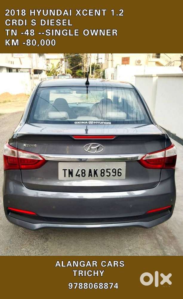 Hyundai Xcent 1.2 Vtvt S, 2018, Diesel