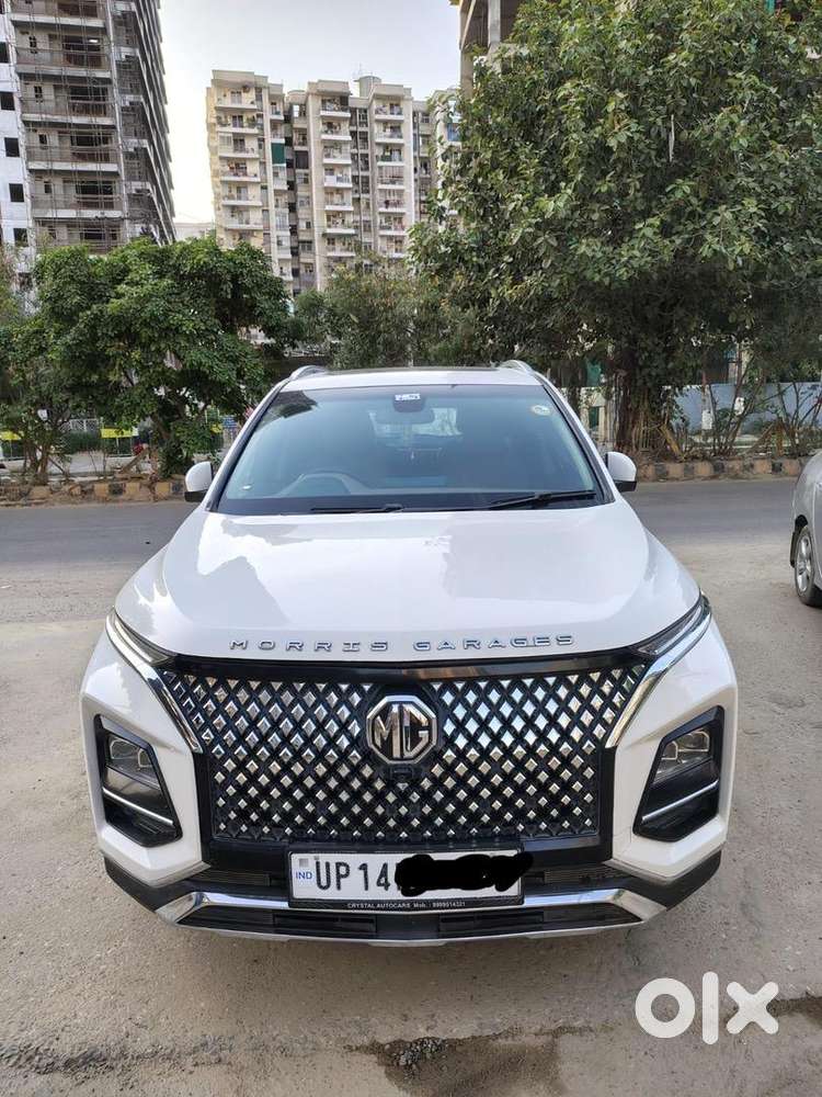 Mg Hector Plus, White Colour, 6 Seat, Full Insurance, 2023 For 14.25l