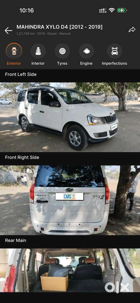  Well-maintained Mahindra Xylo D4  2018  1st Owner