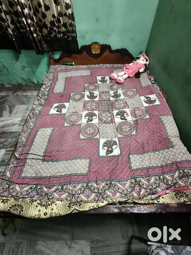 Bed, chair, dressing table,