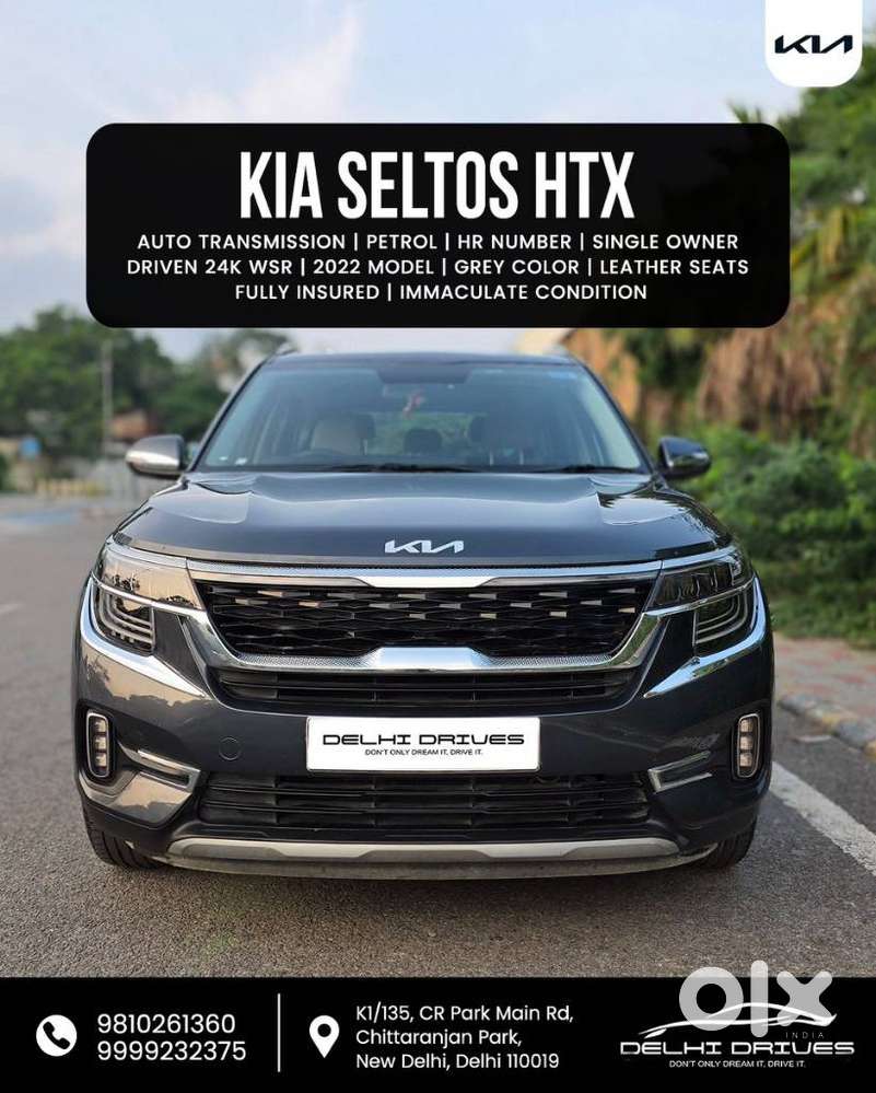 Kia Seltos Htx Ivt G, 2022, Petrol