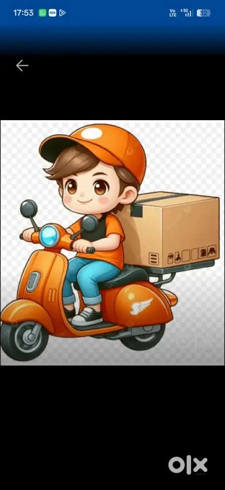 Flexible shift delivery boy job
